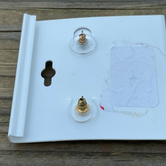 a.v.max Accessories Women Earrings Gold Tone Stud Dove Lever Back Fashion Jewelr - Picture 8 of 12